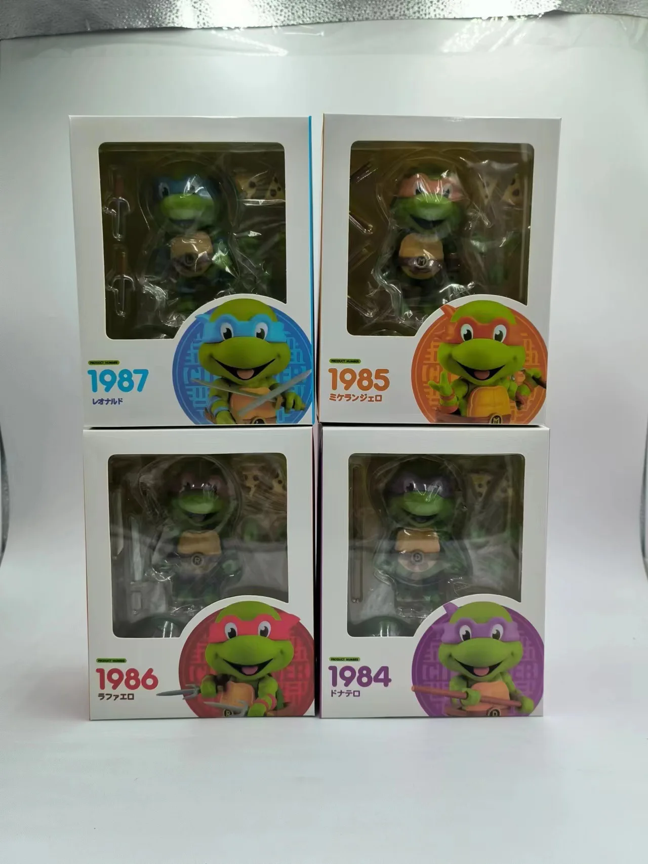 

Teenage Mutant Ninja Turtles 1984 1985 1986 1987 Anime Action Figure Model Collection Cartoon Figurine Toys For Friend gifts