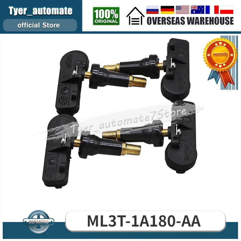 

315MHz TPMS Tire Pressure Monitor Sensor ML3T-1A180-AA For Ford Bronco 2020-2022 Ford Expedition 2018-2021 Ford -150 2017-2022