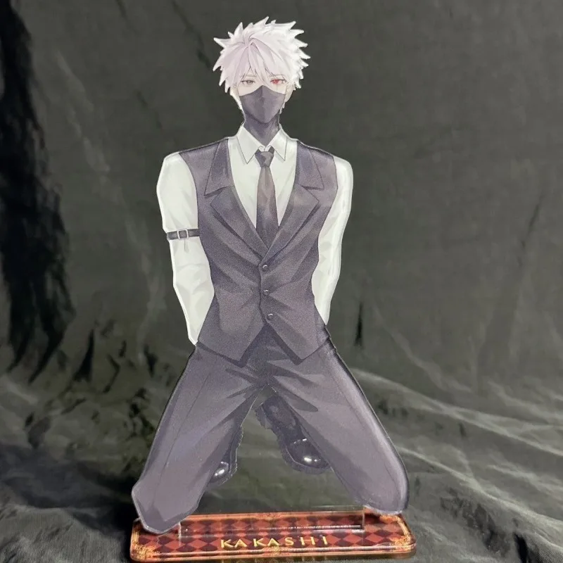 ناروتو كاكاشي الاكريليك الحلي بروش أنيمي عمل الشكل سيارة حقيبة سطح المكتب الديكور نماذج لعبة هدية الكريسماس لمحبي ناروتو #4