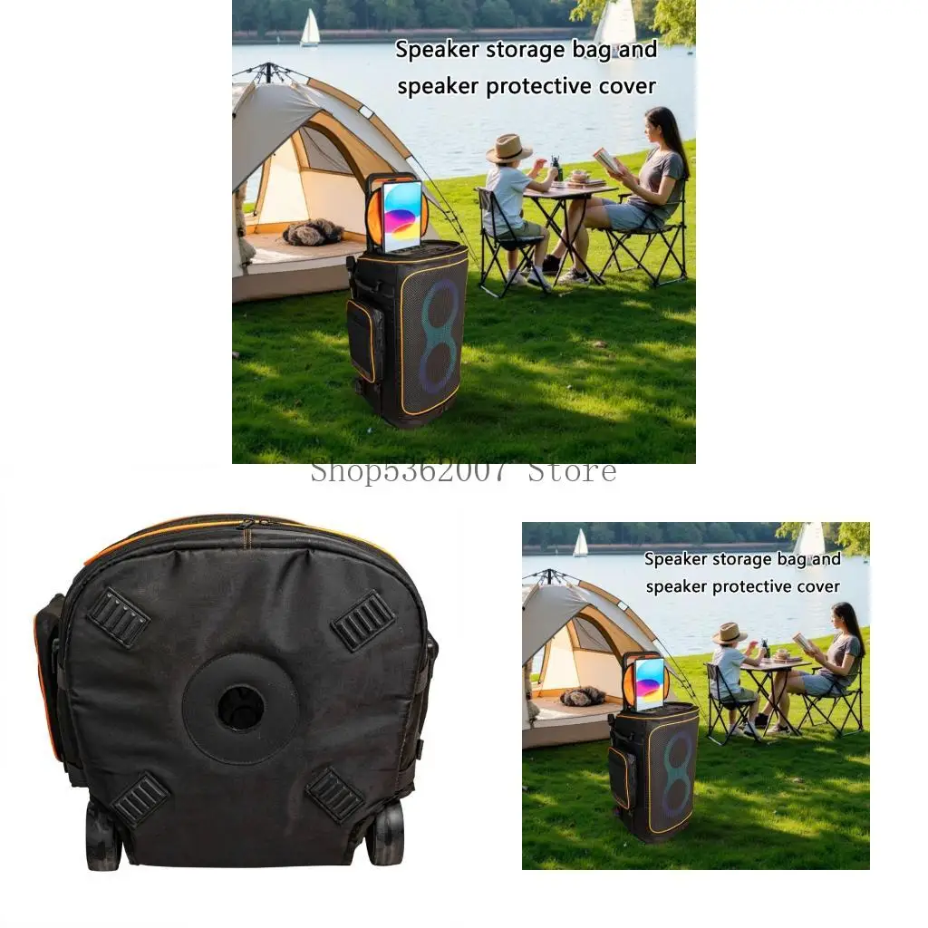 

Сумка для хранения ткани премиум -класса с индивидуальной подготовительной и пылепроницаемой дизайном для Partybox520 Audios