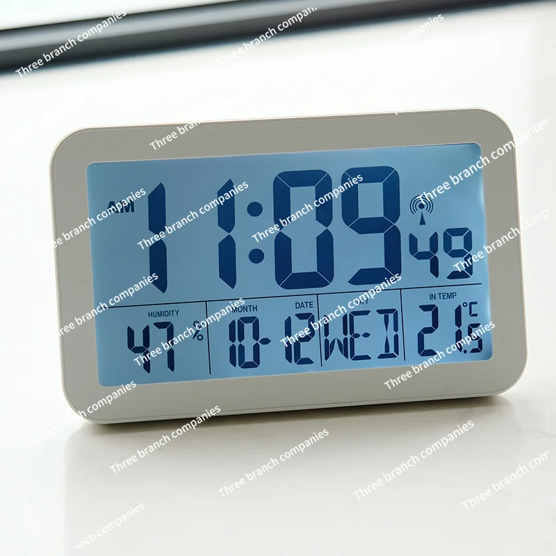 Desktop WiFi Smart Timing Digital Clock Automatic Timing Synchronization Network LCD Electronic Clock Alarm Clock Wall-Mounted