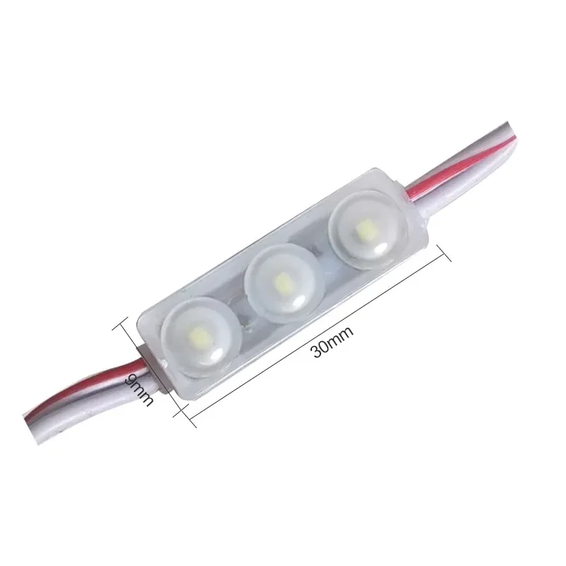 ultrasonic seal ABS injection LED module IP68 LED light module for sign DC12V 1W SMD 2835 3 led IP68 40mm*10mm