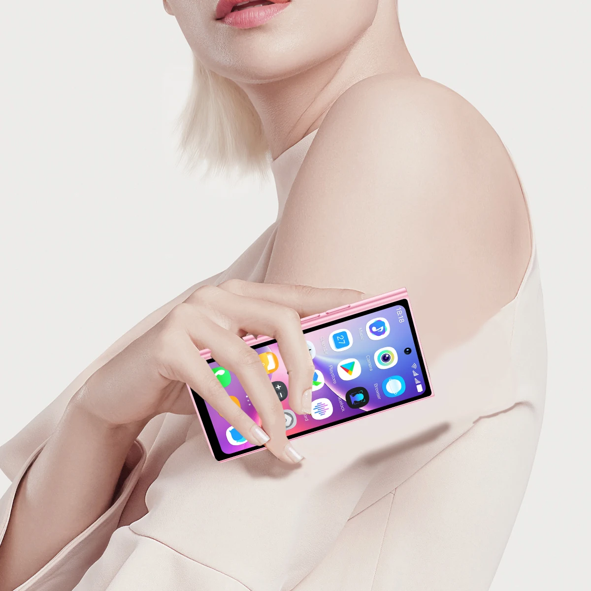 شبكة مزدوجة 4G LTE ONEMYTH S26 Pro هاتف ذكي صغير بشريحتين 4.0 بوصة HD شاشة كاملة 2000 مللي أمبير في الساعة 2 جيجابايت + 16 جيجابايت متجر لعب هدية للفتيات