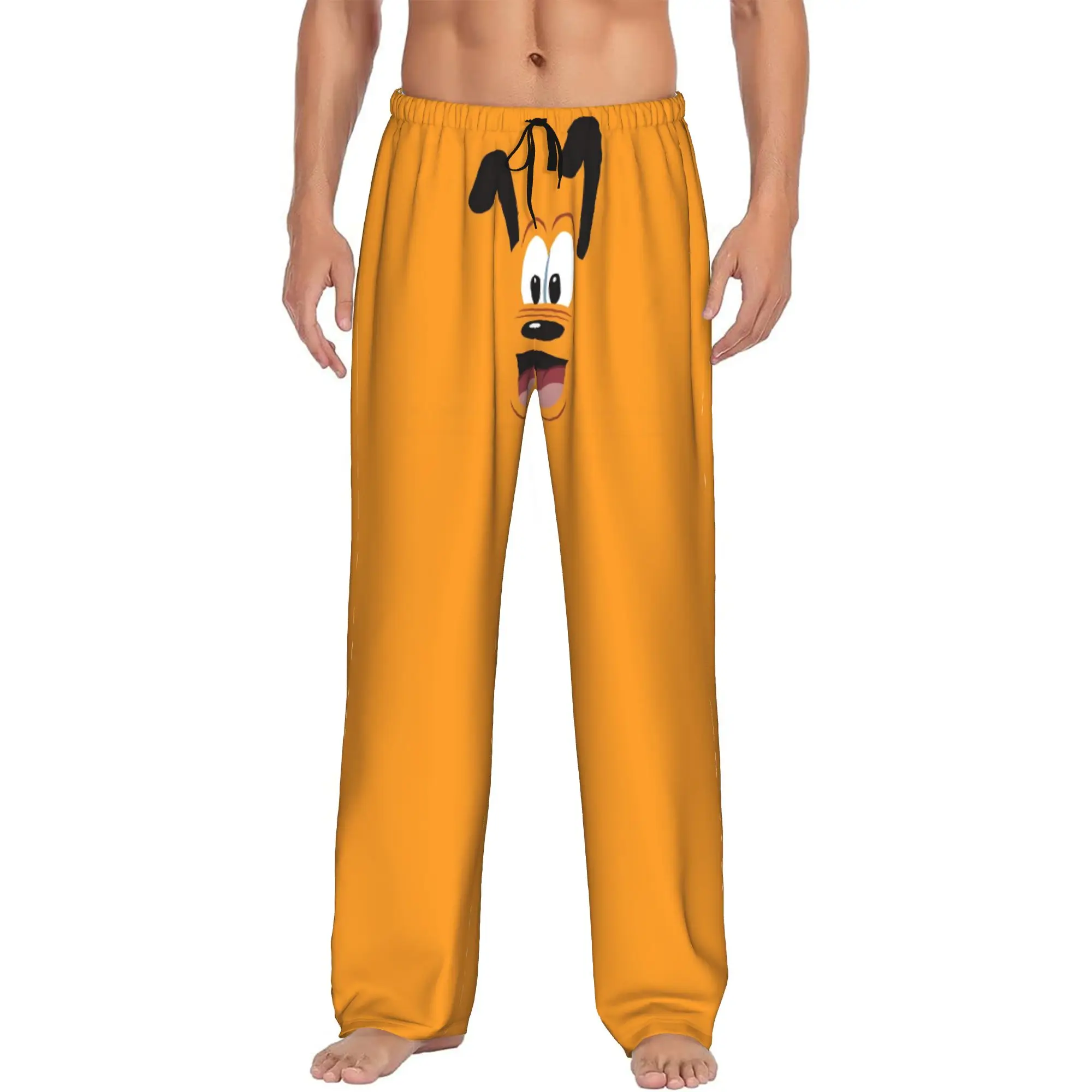 

Custom P-Pluto Pajama Pants for Men Lounge Sleep Stretch Sleepwear Bottoms with Pockets