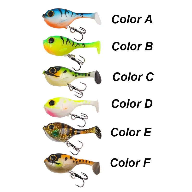 Balloonfish-isca De Silicone Macio Com Gancho Para Todos Os Peixes, Isca Artificial De Alta Qualidade 6.2cm, 9.5g, 1 Parte Lures