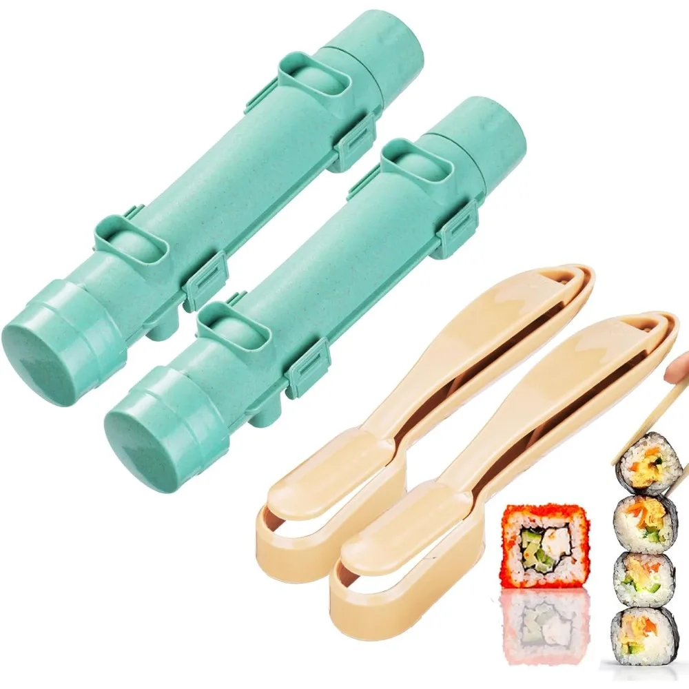 Sushi-Herstellungsset, Sushi-Herstellungsmaschine, Sushi-Werkzeuge für einfaches Kochen, Sushi-Anfänger-Sushi-Set, Sushi-Herstellungsset für Anfänger