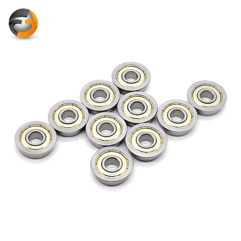 4PCS F6906ZZ Flange Bearing 30x47x9 mm ABEC-7 Double Shielded Deep Groove Flanged Ball Bearings F6906 Z ZZ F6906-2Z F6906Z