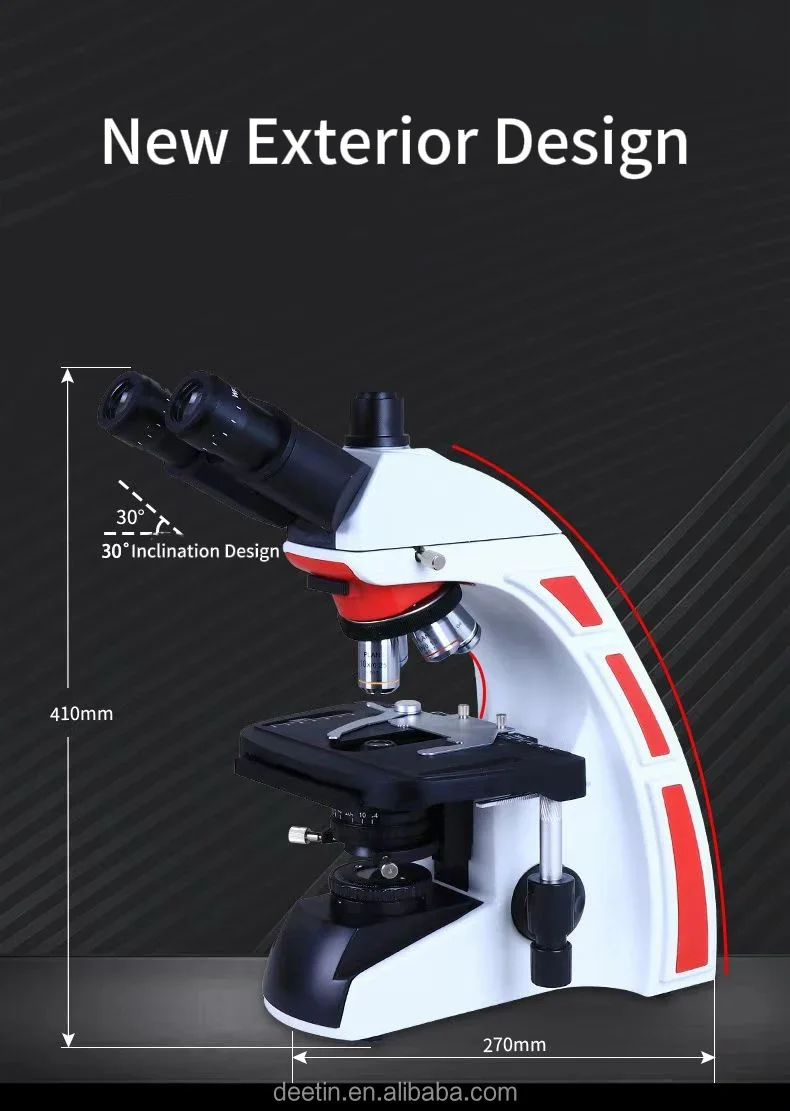 Scientific Research Grade Trinocular Microscope Medical Laboratory to See Sperm With HD Display