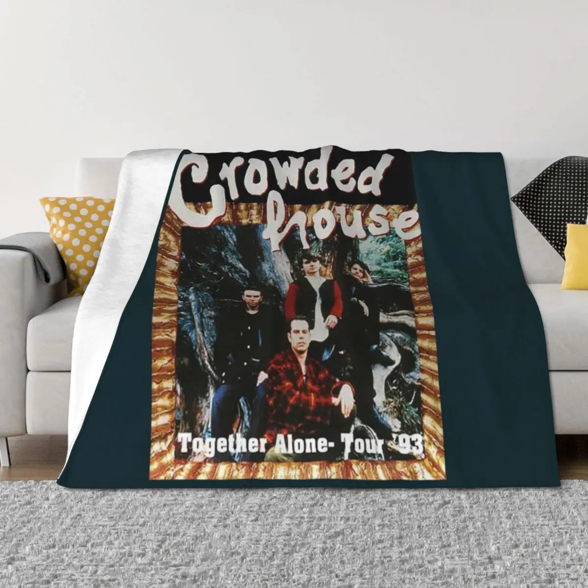 

Fourko Show Crowded Uk Europe Tour 2021 Throw Blanket Bed linens heavy to sleep anime Decorative Sofas Blankets