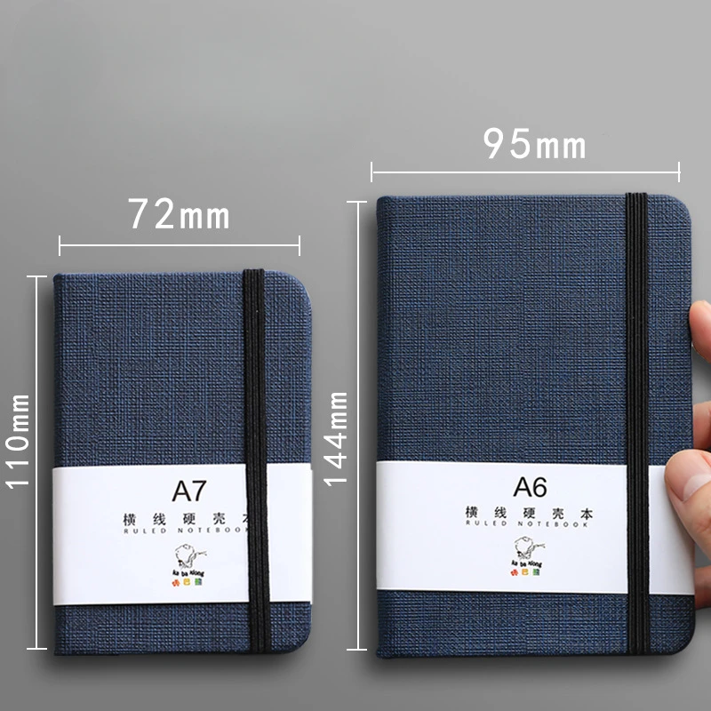 1Pc A7 Mini Pocket Portable Office Bandage Notebooks Student Daily Planners Bullet Journals Meeting Agenda Book Business Notepad