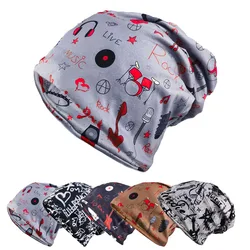 Spring Autumn Warm Women Beanies Skullies Fashion Beauty Soft Winter Hat Scarf Knit Girl Floral Hats Turban Colorful Dance Hat