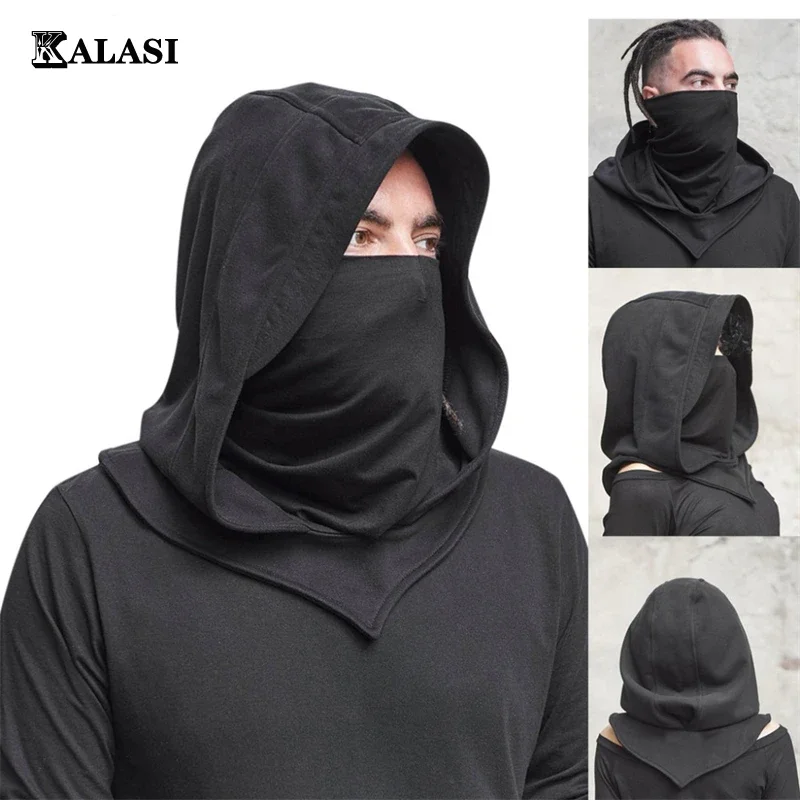 

Unisex Halloween Costumes Medieval Mask Hat Cosplay Renaissance Hooded Cloak Cape Cowl Assassin Black Gothic Vampire Accessories