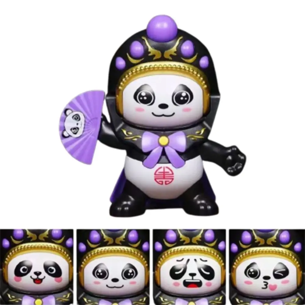 Face Change Sichuan Face Changing Doll Plastics Sichuan Opera Face Changing Panda Doll 4 Facial Chinese Style Face Changing Toy