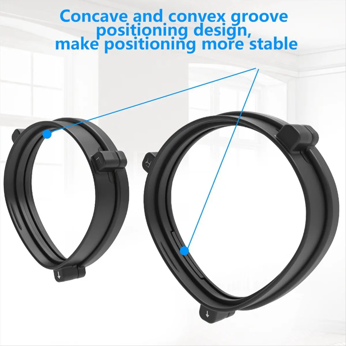 

Магнитная оправа для линз A43M для Meta Quest 3S VR, быстросъемная, защита линз для VR-очков (без линз)