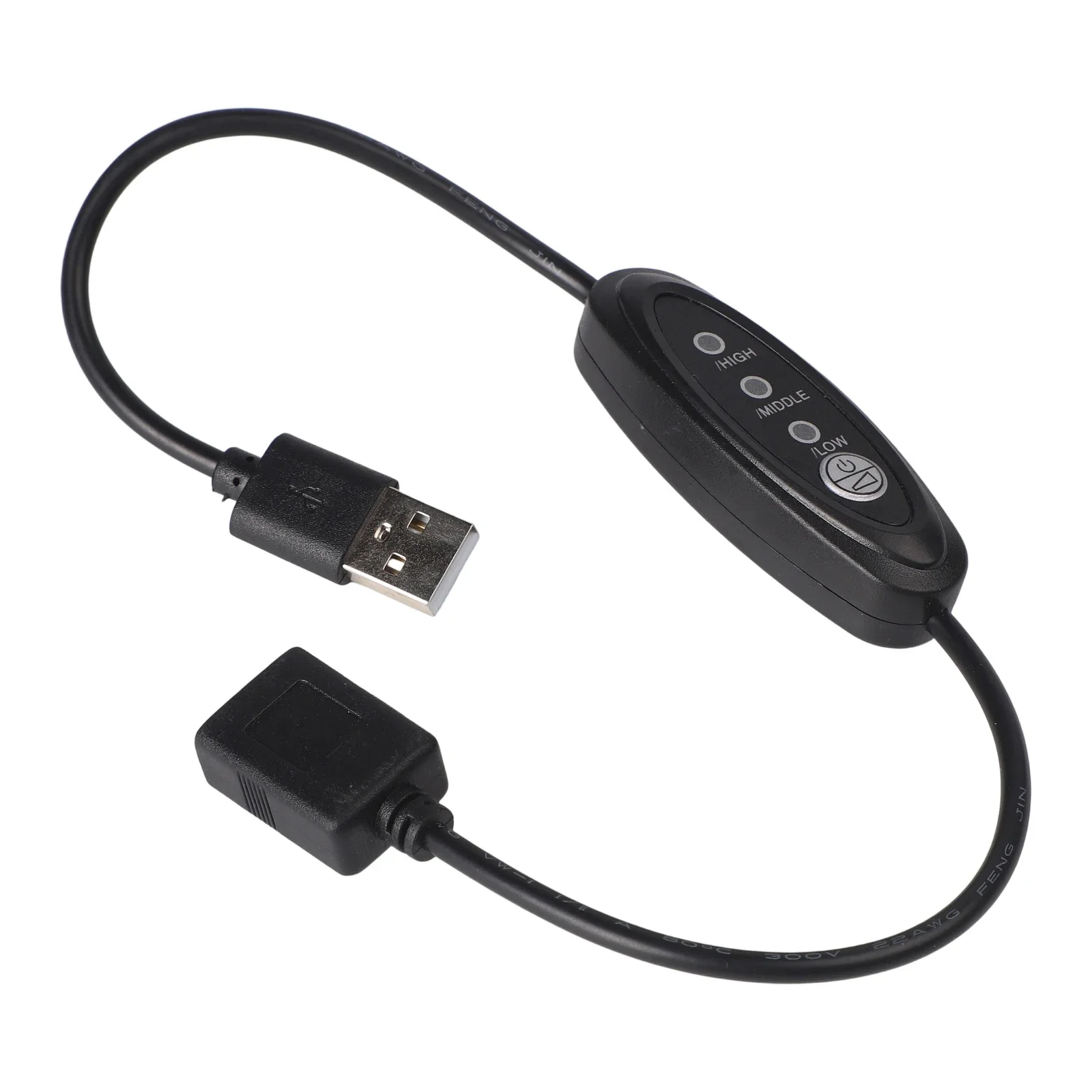 Everyday Electronics 3-Speed Controller Cable For Small Fans And Motors Plug-and-Play Cable Low Heat Generation