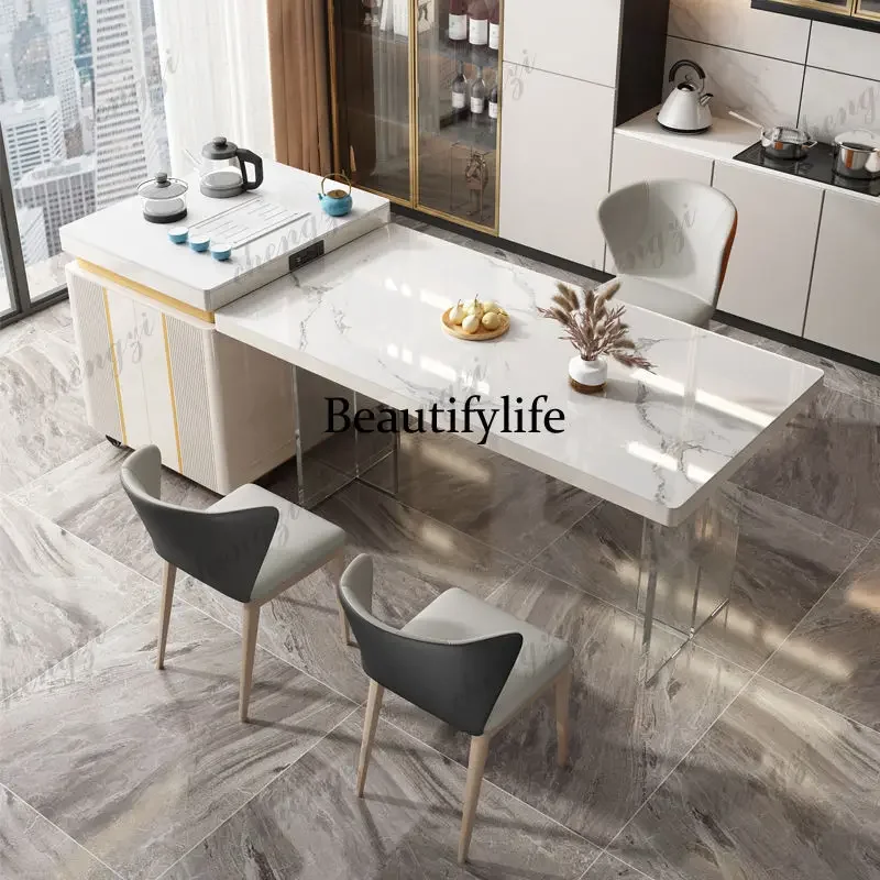 P182 P182 Minimalist Design Villa Dining Tables Hotel New Style Indoors Dining Tables Restaurant Advanced Home Furniture Mesa Co