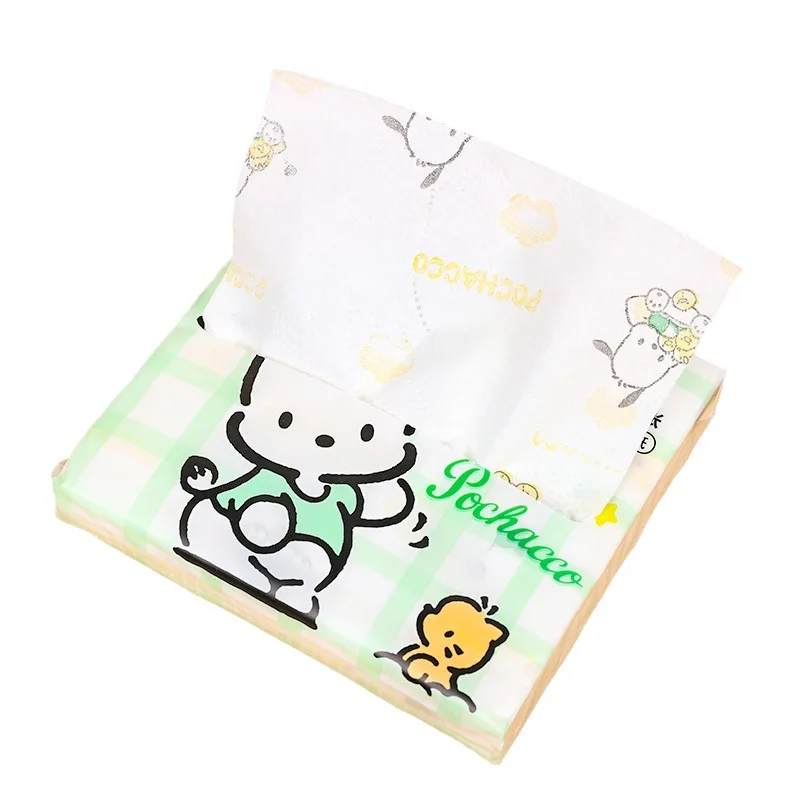 3 packages per set MINISO Cartoon printing paper Small bag portable tissue Napkins anime accessories hellokitty Tissue paper