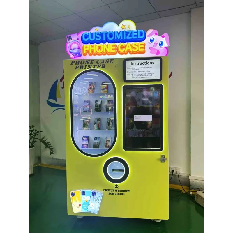 Mobile Automatic Cell Phone Case Vending Machine DIY Custom Cell Phone Case Vending Machine for Street Mall