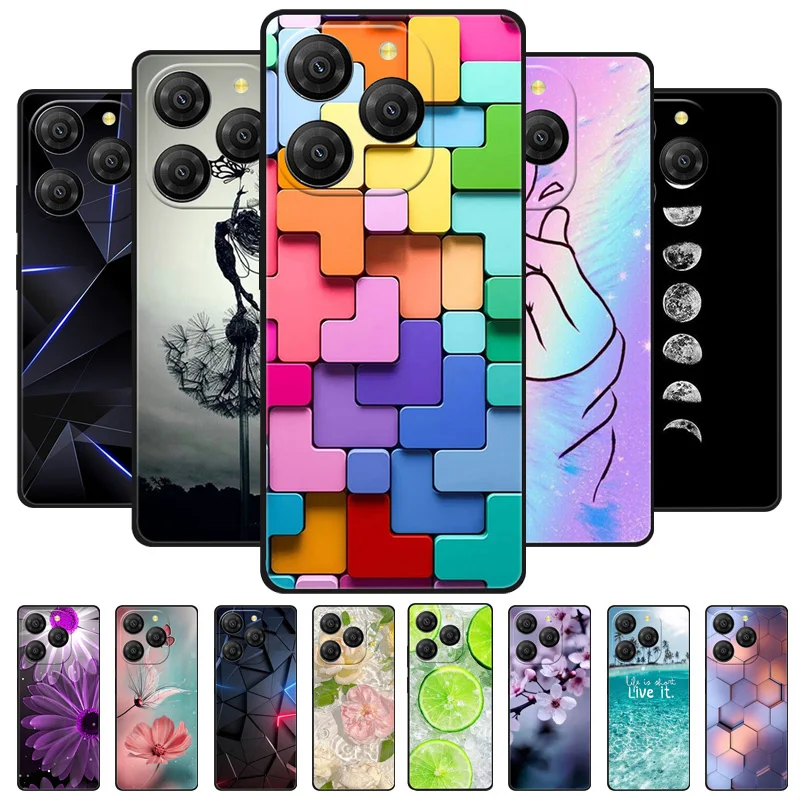 For Blackview Shark 9 Case Lion Wolf Silicone Soft Back Cover For Blackview Shark 9 5G Phone Case Shark9Full Protective Shell