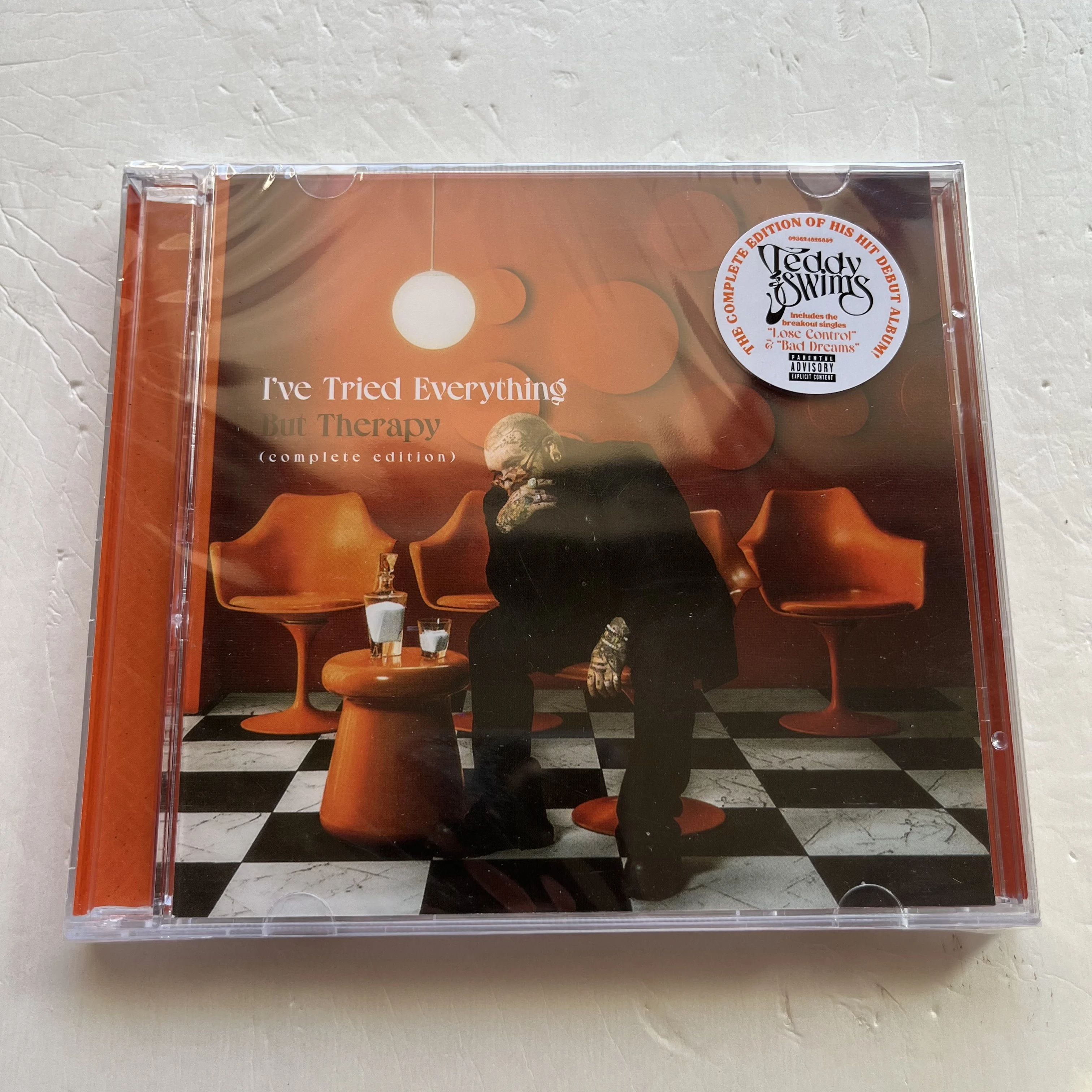 Pop Teddy Swims Music CD I've Tried Everything But Therapy Album Need You More 2pcs Music Record Cosplay Walkman Soundtracks Box