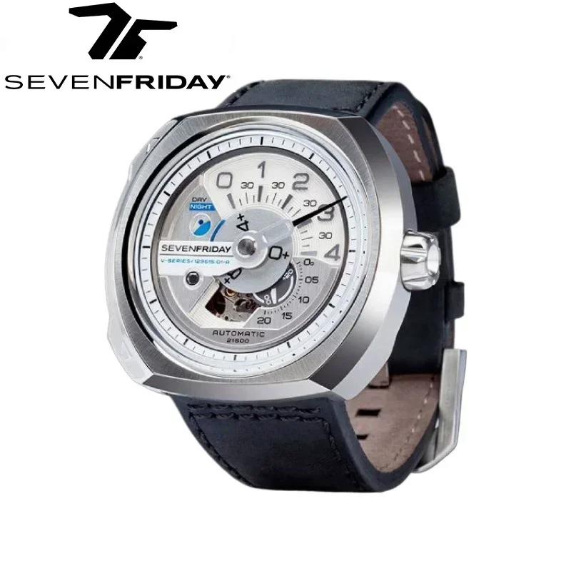 NEW original SEVENFRIDAY V series watch V1/01 men\'s and women\'s automatic mechanical watch luxury fashion sevenfriday retroreloJ