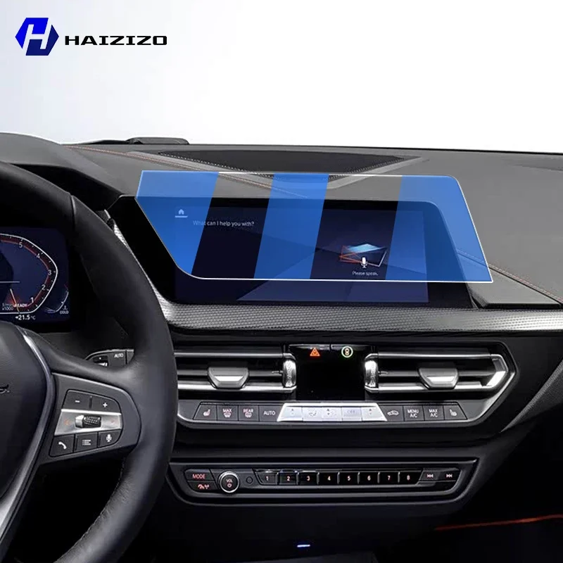For BMW Series 1 F40 2019-2023 Tempered Glass Car Navigation Screen Protector Film Dashboard Monitor Screen Protective Film