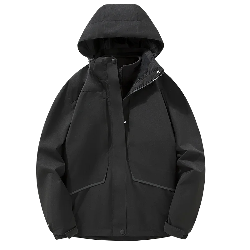 

Shock Jacket Men Women Jacket Winter Outdoor Three-in-one Removable Two Piece Set of Mountaineering Suit Couple Casual Jacket