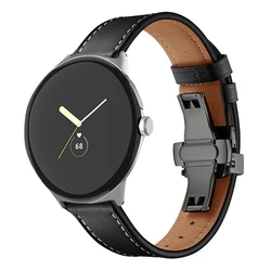 Genuine Leather Band For Google pixel watch 2/1 band strap correa wristband smartwatch Bracelet Pixel Watch Strap Accessories