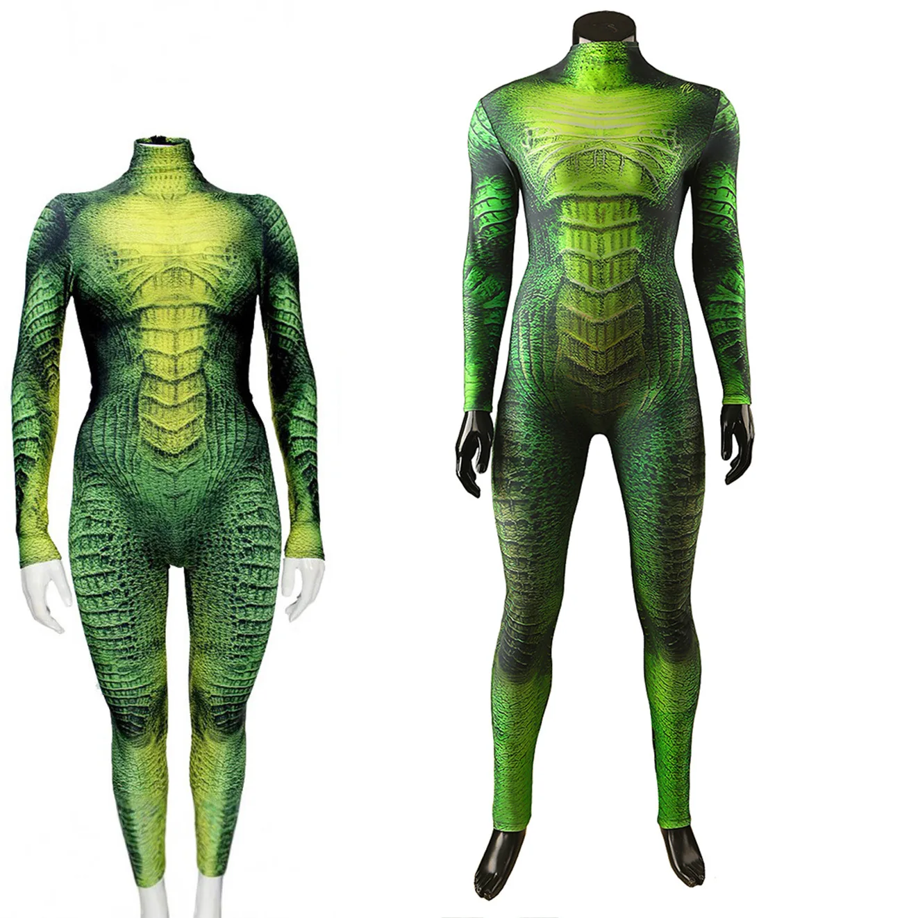 

Комбинезон «Чужой зеленая ящерица», костюм для косплея, боди, костюм на Хэллоуин, вечерние костюмы для выступлений для взрослых и детей