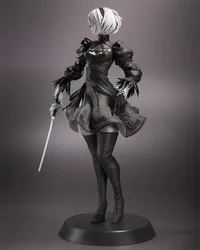 1/24 75mm  1/18 100mm Resin Model 2B Girl Warrior Figurine Unpainted No Color RW-1184