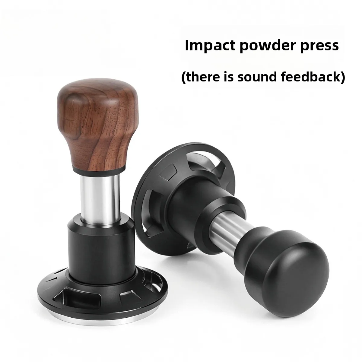 Impact Powder Hammer Feedback Sound Pressure Powder Device 51/58.5MM Italian Coffee Force Constant Elastic Powder Hammer