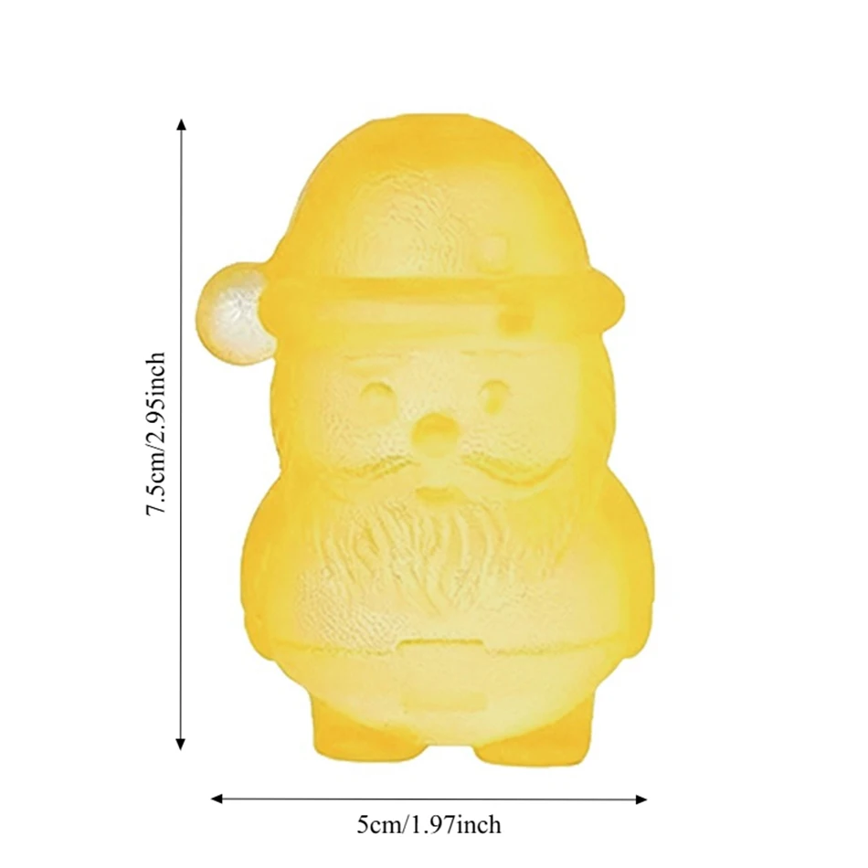 Squishy Holiday Decor Santa Claus Squishy Holiday Ornaments Stress Relief Toys Daily Gifts