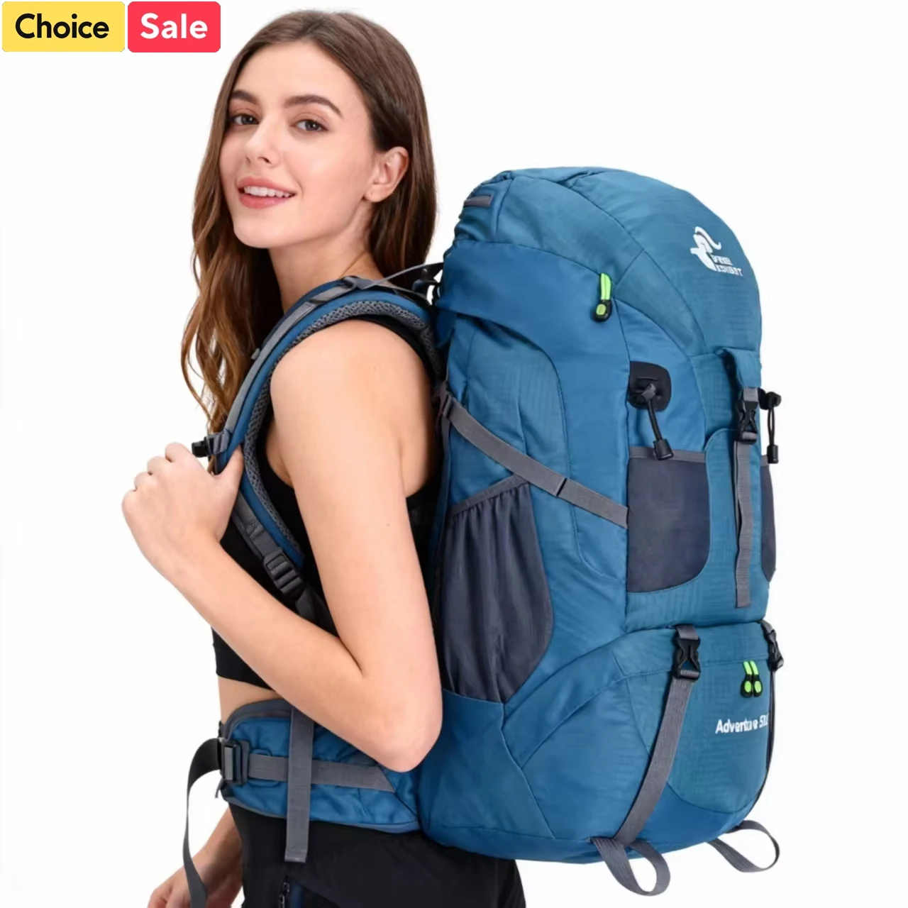 

outdoor polyester waterproof 50l climbing backpack rucksack cycling hiking backpack trekking camping bag mountain backpack