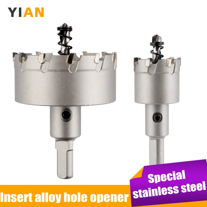 

1Pc 15-100mm TCT Hole Saw Carbide Tip Core Drill Bit Cutter Drilling crown for metal Stainless Steel Alloy