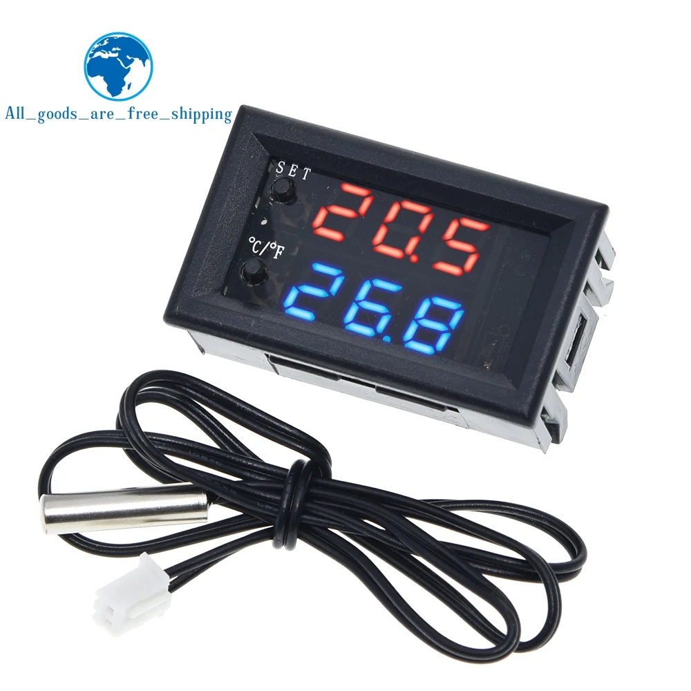 W1209WK W2809 DC 12V LED Digital Thermostat Temperature Control Thermometer Thermo Controller Switch Module + NTC Sensor