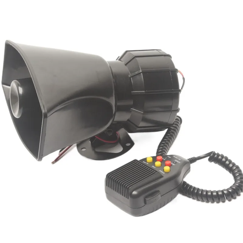 

Car Speaker Recording Tweeter Loudspeaker Alarm 100W Various Sound Amplifiers with Buttons