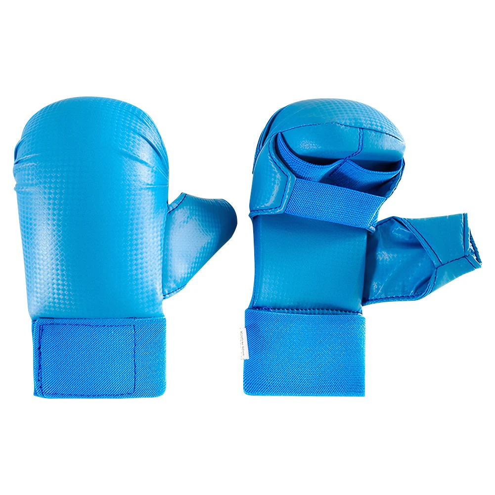 

PU Leather Karate Gloves Taekwondo Protector Pads Thickened Karate Sparring Mitts Gloves Non Slip Ergonomic for Adults Kids
