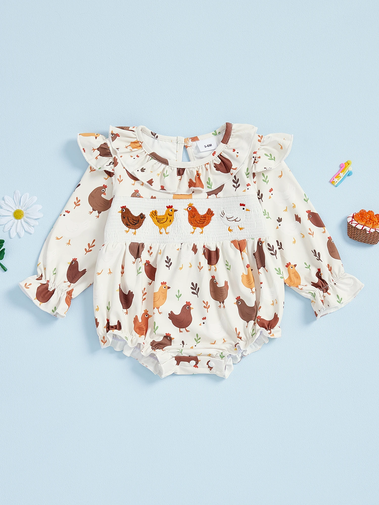 

Зимний теплый комбинезон для маленьких девочек с флисовой подкладкой с капюшоном и милым дизайном медвежьих ушей для игр и мероприятий на свежем воздухе