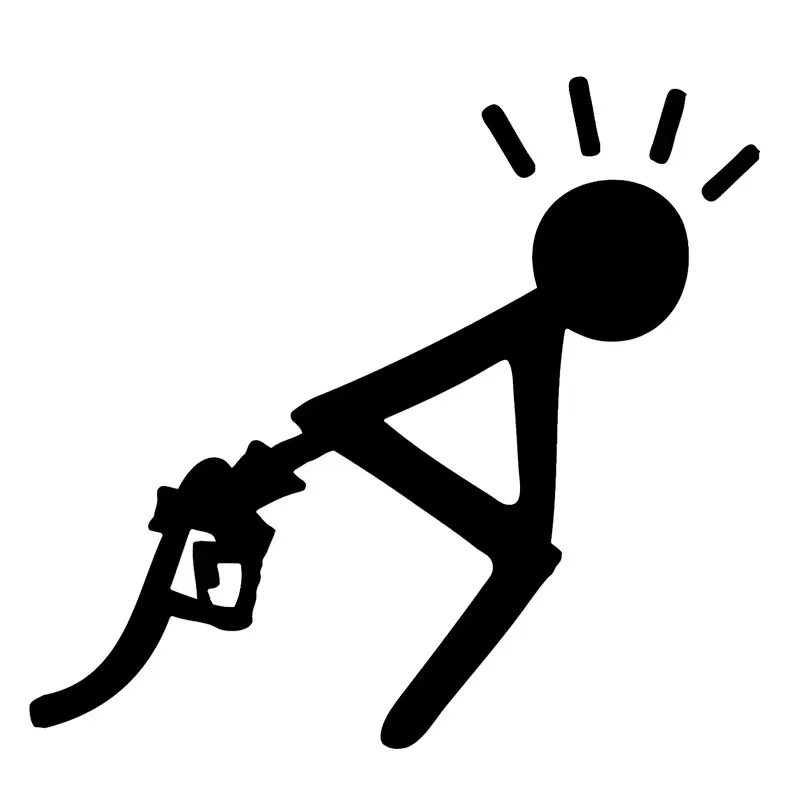 محطة الوقود تصميم مسدس الزيت نافذة الوفير دراجة نارية خزان الوقود الديكور الفينيل ملصق مقاوم للماء #1