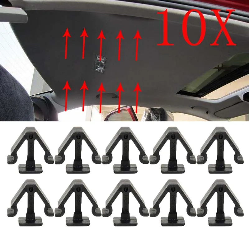 Roof Lining Plastic Trim Clips For Vw Seat Skoda Ford