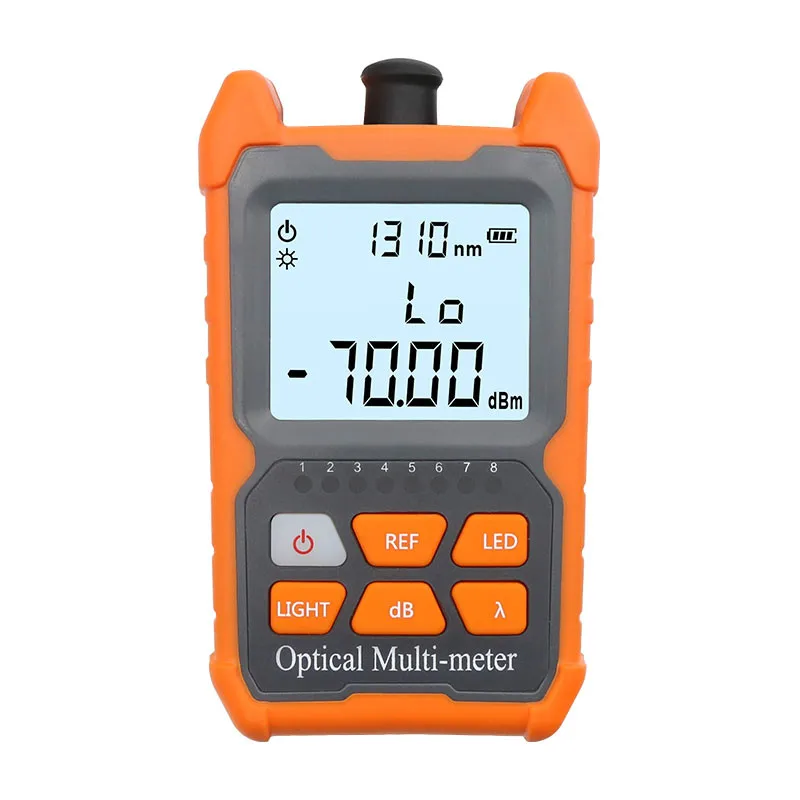 MINI OPM Handheld Fiber Optical Power Meter Fiber Optical Cable Tester -70+6 FTTH FTTX FTTB