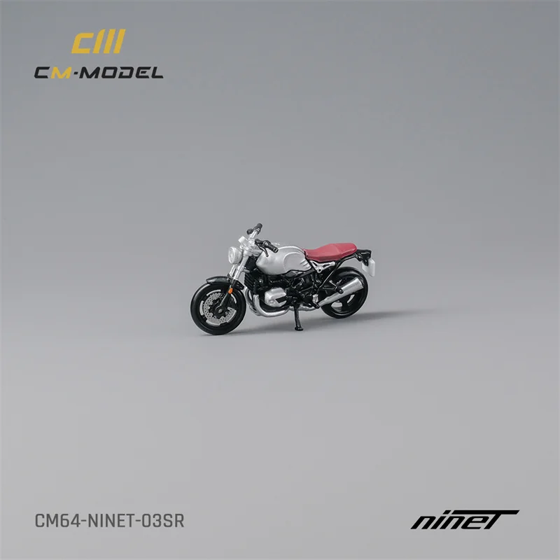 CM MODEL 1:64 NineT Motocycle with Man Rider Figure Model Miniature Gifts