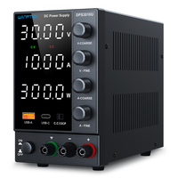 WANPTEK 30V 10A BENCH DC ADJUSTABLE POWER SUPPLY, DC POWER, REPAIR, LAB, DESIGN, SCHOOLS, TEST, ELECTROPLATE, CHARGE, DPS3010U