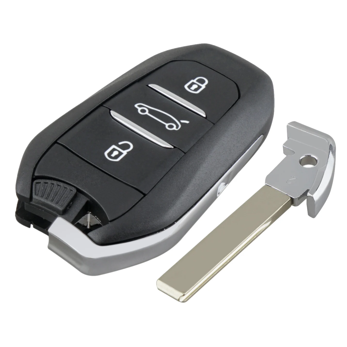 Car Smart Remote Key 3 Button 433Mhz 46 CHIP Fit for Peugeot 208 308 3008 508 5008 Traveller Expert