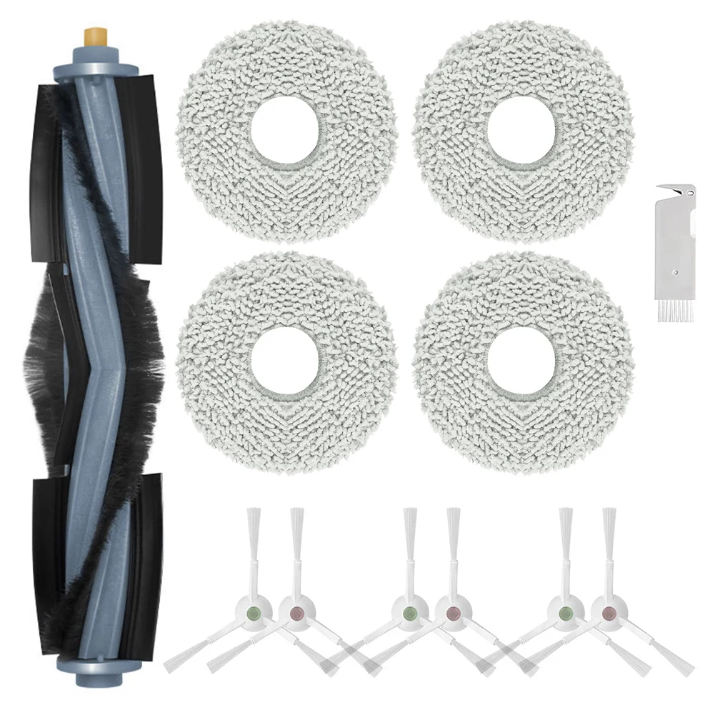 Roller Brush Side Brushes Mopping Pads Accessory Kit For Deebot T20 Omni/X1 Omni/X1 Turbo/T10 Omni Vacuum Cleaner Accessories
