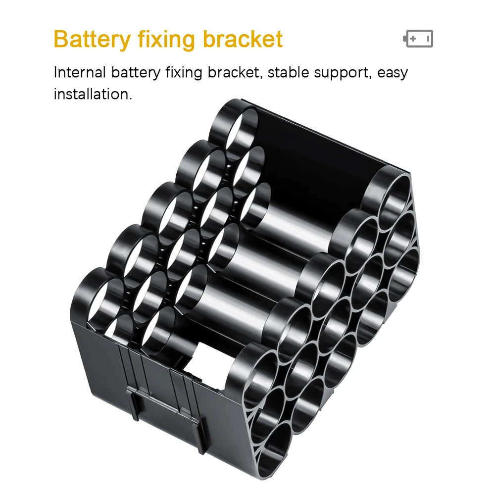 Battery case for Dewalt 18V / 20V Power Tool battery Shell Box Accessories set With BMS PCB Board Can Install 15 18650 cells