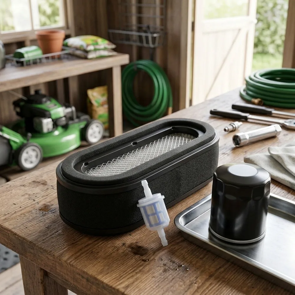 for Lawn Mower Filters Air Filter for Kit Robust Material Construction Enhanced Airflow Efficiency High Performance Filter Kit