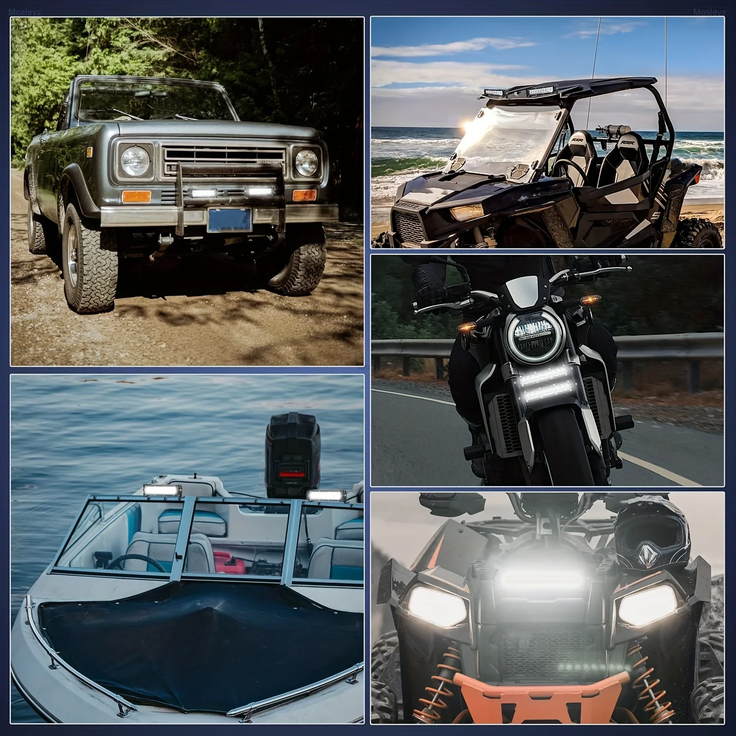 Slim Dual Row Led Light Bar 7 inch Ultra-Slim Work Light  For 4X4 Offroad Truck ATV 12V 24V