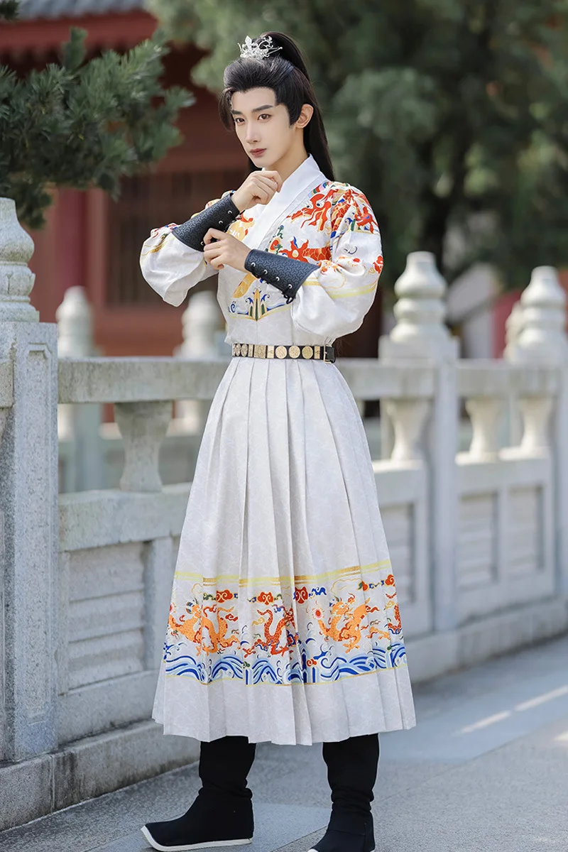 Original Ming Dynasty Flying Fish Costume Complete Set of Ming Dynasty Hanfu Embroidered Spring Knife Daming Jinyiwei Costume fo