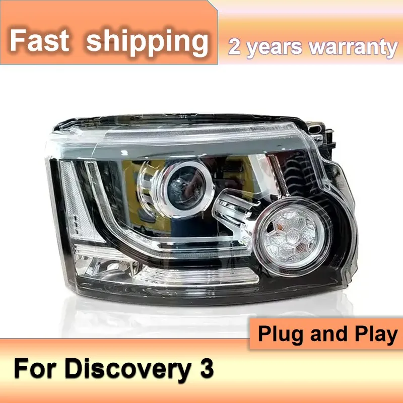 

Car Accessories for Land Rover Discovery 3 Head Light 2014-2015 Discovery 3 Headlight DRL Turn Signal High Beam Projector Lens